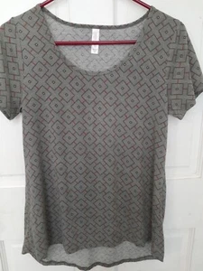 Camiseta para mujer LulaRoe talla XS geométrica usada pero apenas si alguna vez usada - Imagen 1 de 7