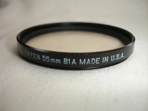Tiffen 55mm 81a filter Light balancing Warming Amber color - Picture 1 of 2