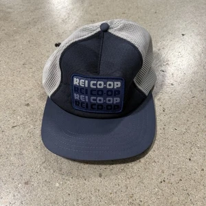 rei co op mesh hat Hike Cycling Running Breathable Navy Blue - Picture 1 of 7