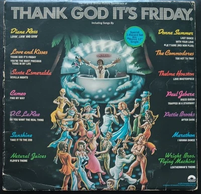 Various ‎– Thank God It's Friday - 1978 NZ press 3 x LP record VG+, cover fair - Image 1 of 4