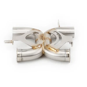 Tubo de escape de enlace medio antideslizante para Triumph Bonnevile Bobber EFI 1200 2017-2020 - Imagen 1 de 14