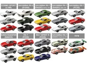 Kyosho 1/100 Mazda 28cars lot complete 787B RX-7 FD3S FC3S SA22C EUNOS MIATA F.S - Picture 1 of 6