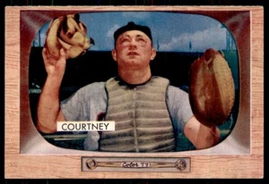 1955 Bowman #34 Clint Courtney (wrinkle/crease) - Picture 1 of 2