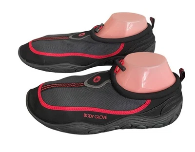 River Water Shoes by Body Glove Men's Sz 10 Black Red Trim Slip-on - Image 1 of 4