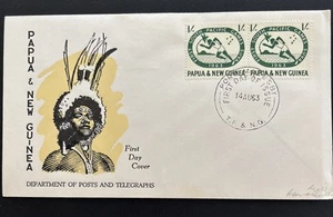 Papua New Guinea FDC 1963 Depart. Of Posts & Telegraphs 1st South Pacific Games - Imagen 1 de 4