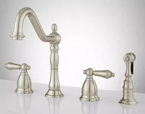 Neue Helena breite Küchenarmatur mit Seitenbrause - Signature Hardware - Bild 1 von 7