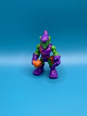 孩之宝 Playskool 漫威超级英雄冒险绿色妖精南瓜 2011 Imaginex — 第 1/4 张图片