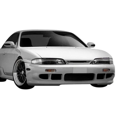 For Nissan 240SX 95-96 N Sport Style Fiberglass Front Bumper Cover Unpainted Foto 1 de 4