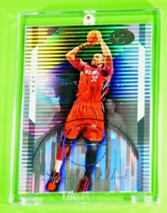 Topps Bowman Elevation Shaquille O'Neal Spectacular SP Holofoil Refractor Card