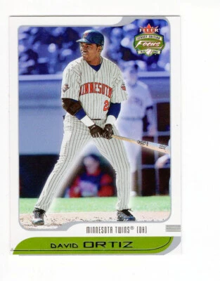 2002 Fleer Focus Jersey Edition David Ortiz (HOF) #125 Twins Free Shipping - Image 1 of 2