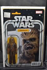 Star Wars #4 Chewbacca Action Figure Variant Marvel 2015 Jedi Sith 9.0