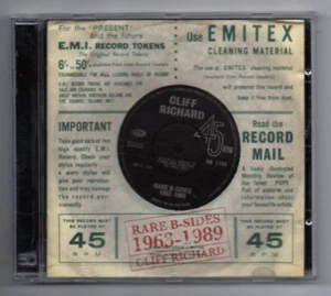 Cliff Richard  Rare B Side 1963 1989  Used UK CD Album  Very Good+ - Picture 1 of 3