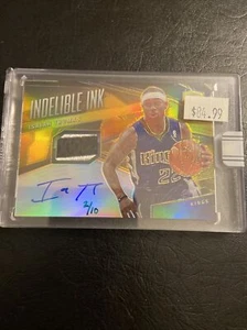 2013-2014 Panini Spectra Indelible Ink #6 Isaiah Thomas Auto Patch /10 - Picture 1 of 2