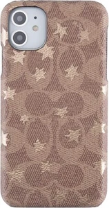 Coach Slim Wrap Case for Apple iPhone 11 Smartphones - Khaki / Gold Foil Stars - Picture 1 of 1