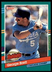 1991 DONRUSS BONUS CARDS GEORGE BRETT KANSAS CITY ROYALS #BC-19