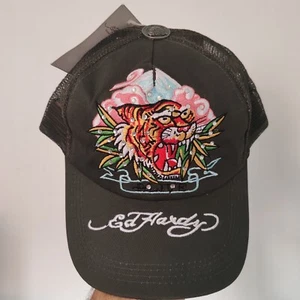 Sombrero de tigre Don Ed Hardy vintage tatuaje - Imagen 1 de 9