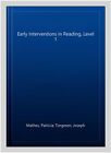 Early Interventions In Reading, Level 1, Paperback By Mathes, Patricia; Torge...
