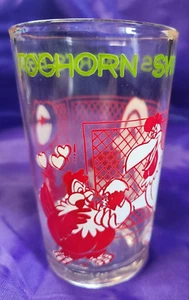 1974 Foghorn Leghorn Looney Toons Glass Vintage Switches Henrys Egg Chicken Hawk - Picture 1 of 4