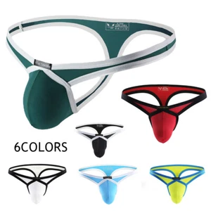 Herren G-String Slip Tanga Bikini Unterwäsche T-Back Beutel Höschen Bademode US ➳ - Bild 1 von 25