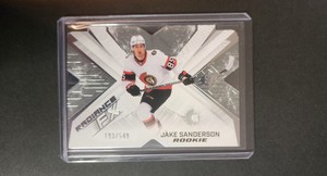 2022/23 SPX Radiance Fx Blue - JAKE SANDERSON Rookie  /599 - Senators