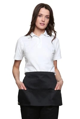 MIRABELLA HEALTH & BEAUTY Unisex Bar Taillenschürze Cappuccino mit offener Tasche Pub Café Catering Restaurant