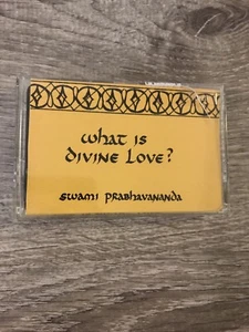Swami Prabhavananda What Is Divine Love? Audio Tape Vedanta - Imagen 1 de 4