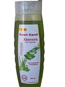 Limpiador de cabello Patanjali Kesh Kanti aloe vera, 180 ml VENDEDOR DE EE. UU. 10/25 - Imagen 1 de 2