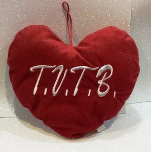 SAN VALENTINO AMORE CUORE IN PELUCHE TVTB T.V.T.B. PLUSH HEART 35 CM APPENDIBILE - Bild 1 von 1