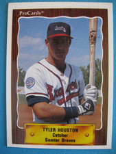 1990 ProCards Minors Baseball Card #2436 Tyler Houston Sumter Braves