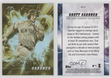 2018 Topps Fire Speed Demons Gold Minted Brett Gardner #SD-6