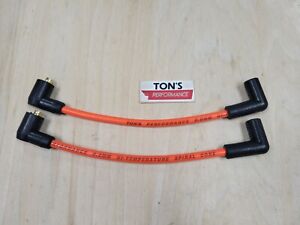 Ton's Performance 8mm Harley Davidson FXR 82-00 Ignition Spark Plug Wires Orange