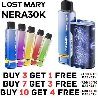 Lost Mary NERA30K Vape Kit Pen Replacement Refill Prefilled Pod | 20mg Nic Shot - Image 1 of 4