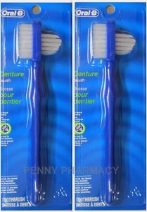 ORAL B Denture Brush 81001 ( 2 brushes ) Packaging May Vary - Picture 1 of 2