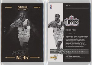 2016-17 Panini Noir Black and White Gold /10 Chris Paul #3