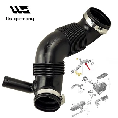 Luftführungsschlauch für VW Golf V Jetta III Touran 1.9 TDI 3C0129654M Ansaug - Bild 1 von 4