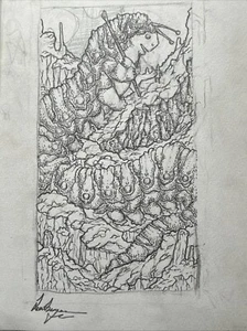 PRICE FLEXIBLE “Centipede” From The Sketchbook Of Dean Scarpa 1 Of 1 Unfinished - Picture 1 of 1