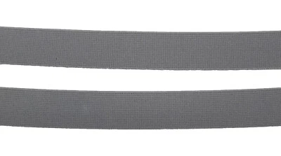 MMI TEXTILES 25mm / 1" Wolf Grey Elastic - Ideal for Outdoor & Fashion Products