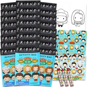 FRIENDS Birthday Party Favors Set - Bundle with 24 TV Show Play Packs | Mini ... - Picture 1 of 4