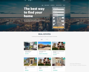 New Modern Real Estate / Sitio web de propiedades / Alojamiento gratuito /... - Photo 1/5