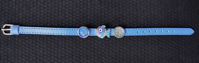 Wechselschmuck Armband mit 3 Druckknöpfen Klick Buttons Strass Druckknopf Neu - Bild 1 von 2