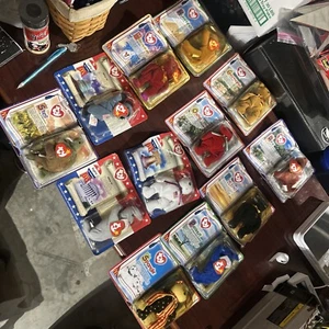 16x Ty McDonalds Beanie Babies Seth,spangle,end,Rex,righty,lefty, Etc - Picture 1 of 14