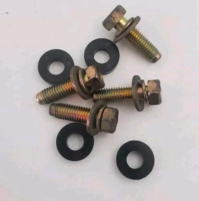 4 pernos y espaciadores de plástico 03 04 05 06 350Z G35 Infiniti Foto 1 de 3