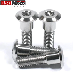 Triumph 675 Daytona / Daytona R Titanium Rear Brake Disc Bolts, 2006-2017, Hex - Picture 1 of 9