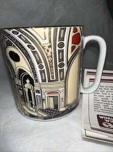Worldwide Line Sample Performing Arts Theater Mug Vibrant Goldtrim 4” Tall - Picture 1 of 13