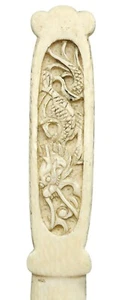 VINTAGE Carved Natural Dragon Letter Opener - Picture 1 of 3