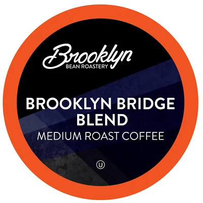 Brooklyn Beans Brooklyn Bridge Blend Coffee Pods,Compatible 2.0 Keurig ,40 count - Image 1 of 4