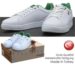 ZAPATILLAS DEPORTIVAS ANTIDESLIZANTES HEROES BLANCAS VERDES PORTUGAL TENIS T. 37 a 45 - Imagen 1 de 10