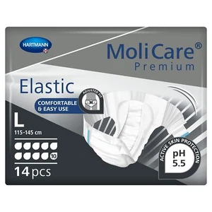 MoliCare Premium Elastic 10D Incontinence Brief L 165673 56 Ct - Picture 1 of 4