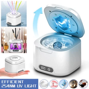 Ultrasonic Retainer Cleaner 340ML 49KHz Retainer Cleaner For Denture Mouth Guard - Picture 1 of 17