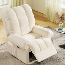 USB Port Recliner Chairs Single Reclining Sofas Home Theater Seating Club Chairs